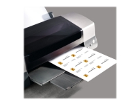 Sigel LP801 - Sterkt hvitt - 85 x 55 mm - 250 g/m² - 400 kort (40 ark x 10) visittkort Papir & Emballasje - Markering - Visittkort
