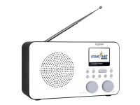 TechniSat Viola 2 C IR - Bærbar DAB-radio - 3 watt - svart, hvit TV, Lyd & Bilde - Stereo - Radio (DAB og FM)