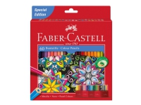 Faber-Castell CASTLE Special Edition - Fargeblyant - assorterte skinnende farger (en pakke 60) Skriveredskaper - Blyanter & stifter - Blyanter