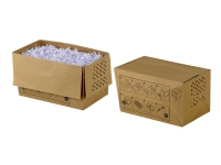 ACCO Recyclable Shredder Waste Sacks 20L - Avfallspose - beige (en pakke 20) Kontormaskiner - Kontormaskiner - Tilbehør for makulering
