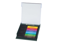 Faber-Castell PITT Artist Pen - Børstepenn - permanent - assorterte lyse farger - tusj (en pakke 12) Skriveredskaper - Spesielle skriveredskaper - Kunstnerprodukter