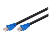 Produktfoto för Goobay CAT6 - UTP - 10M - AWG 24 - RJ-45 - Udendørs - Sort