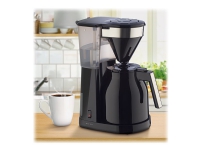 Melitta EasyTop Therm - Kaffemaskin - 12 kopper - svart / sølv Kjøkkenapparater - Kaffe - Kaffemaskiner