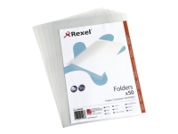 Bilde av Rexel Premium - L-formet Mappe - For A4 - Klar (pakke Med 50)
