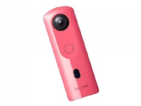 Ricoh THETA SC2 - 360 videoopptaker - 4K / 30 fps - 12.0 MP - flash 14 GB - intern flashminne - Wi-Fi, Bluetooth - rosa Foto og video - Videokamera