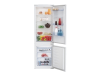 Beko BCSA285K4SN - Kjøleskap/fryser - bunnfryser - innebygd - bredde: 54 cm - dybde: 54.5 cm - høyde: 177.5 cm - 271 liter - Klasse E - hvit Hvitevarer - Kjøl og frys - Kjøle/fryseskap