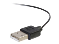 C2G USB Charging Y Cable - USB-strømkabel - Micro-USB type B (kun strøm) hann til USB (kun strøm) hann - 25 cm - svart PC tilbehør - Kabler og adaptere - Datakabler