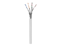Pro CAT 6a network cable S/FTP (PiMF) grey 50 m - C - Grå - 50 meter