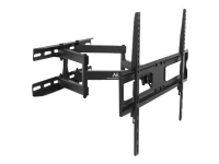 Maclean MC-762 - Brakett - justerbar arm - for TV og skjerm - metall - svart pulverjakke - skjermstørrelse: 37-70 - veggmonterbar TV, Lyd & Bilde - Monteringsfester - Vegg