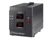 Bilde av Powerwalker Avr 3000 Siv Fr - Automatisk Spenningsregulator - Ac 230 V - 2400 Watt - 3000 Va - Utgangskontakter: 2