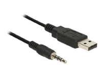 Delock Cable USB TTL male > 3.5 mm 4 pin stereo jack male 1.8 m (5 V) - Seriell adapter - USB - serie PC tilbehør - Kabler og adaptere - Lydkabler