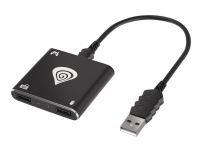 Natec Genesis TIN 200 - Tastatur-/ musadapter - USB 2.0 - sort