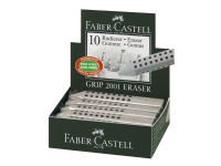 Faber-Castell GRIP 2001 - Viskelær - 3.3 x 2.4 x 1.8 cm - grå Skriveredskaper - Bevis - Viskelær
