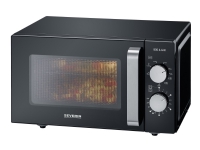 SEVERIN MW 7762 - microwave oven with grill - freestanding - black/stainless steel