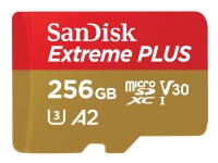 Bilde av Sandisk Extreme Plus Micro-SD-kort 256 GB