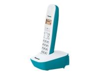 Panasonic KX-TG1611FXC - Trådløs telefon med opkalds-ID - DECT - hvid, blå