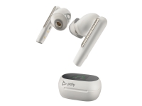 Bilde av Poly Voyager Free 60+ Uc M - True Wireless-hodetelefoner Med Mikrofon - I øret - Bluetooth - Aktiv Støydemping - Usb-c Via Bluetooth-adapter - Sandhvit - Certified For Microsoft Teams