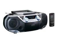 Lenco SCD-120 - Boomboks - 12 watt - svart, sølv TV, Lyd & Bilde - Stereo - Boomblaster