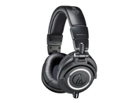 Audio-Technica ATH M50X - M Series - hodetelefoner - full størrelse - kablet - 3,5 mm jakk