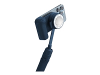 Bilde av Shiftcam Snapgrip Creator Kit - Telefonholder For Mobilfotografering Med Stativ Og En Lampe Som Støtter Trådløs Lading Med En Innebygd 3200mah Powerbank (magsafe) (avgrunnsblå)