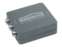 Marmitek Connect AH31 AV til HDMI-omformer - Videotransformator - kompositvideo - HDMI PC tilbehør - KVM og brytere - Switcher