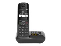 Gigaset A690A Duo - Trådløs telefon - svarersystem med anrops-ID - ECO DECT\GAP - svart + ekstra håndsett Tele & GPS - Fastnett & IP telefoner - Trådløse telefoner