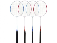 HOME It® badmintonsæt Inkl. net, bold og ketsjere til 4 spillere