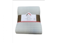 Domoletti Bedspread Micro 160X220 Cm Squares Grey Barn & Bolig - Tekstil og klær - Överkast