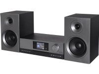 Soundmaster ICD5000SW, Hjemmelydtårnsystem, Aluminium, Grå, Front, 50 W, 2-veis, DAB+, FM TV, Lyd & Bilde - Stereo - Mikro og Mini stereo