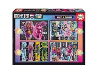 Bilde av Educa Multi 4 Puzzles Monster High 50+80+100+150