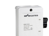 Sikkerhedsafbryder 16A 4P grå/sort KSM416U/2xM20