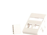 Dataudtag 2Xkeystone T3 Type C - Hvid Dataudtag 2Xkeystone T3 Type C