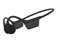 Creative Outlier Free mini - Hörlurar med mikrofon - öppet öra - montering bakom nacken - Bluetooth - trådlös - svart