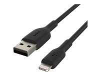 Belkin BOOST CHARGE - Lightning-kabel - Lightning hann til USB hann - 15 cm - svart PC tilbehør - Kabler og adaptere - Datakabler