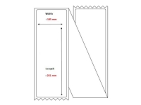 Capture - Permanet adhesiv - perforert - hvit - 105 x 251 mm 2000 etikett(er) listepapiretiketter Papir & Emballasje - Etiketter - Manuel hvite