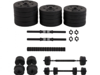 Zipro Barbell and dumbbells with a set of 20 kg bituminous weights Sport & Trening - Treningsutstyr - Hantler