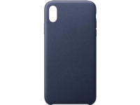 Hurtel ECO Lærveske, økologisk skinndeksel til iPhone 12 mini, marineblå N - A