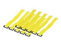 LogiLink - Kabelfestebånd - 30 cm - gul (en pakke 10) PC tilbehør - Nettverk - Diverse tilbehør