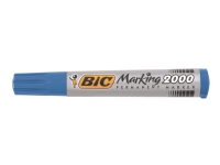 BIC Marking 2000 - Markør - permanent - blå - alkoholbasert blekk - 1.7 mm (en pakke 12) Skriveredskaper - Markør - Permanenttusj