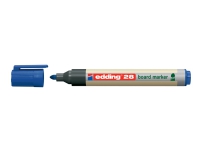edding EcoLine 28 board - Markør - for brett, whiteboard - svart, rød, blå, grønn - fargeblekk - 1.5-3 mm (en pakke 4) Skriveredskaper - Markør - Whiteboardmarkør