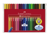 Faber-Castell - Fibre-tip pens Grip Colour Marker set (20 pcs) (155320)