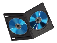 Hama - DVD oppbevaringseske - kapasitet: 2 DVD - svart (en pakke 5) PC-Komponenter - Harddisk og lagring - Medie oppbevaring