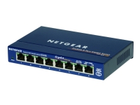 Bilde av Netgear Gs108 - Switch - 8 X 10/100/1000 - Stasjonær