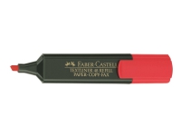 Faber-Castell TEXTLINER 48 REFILL - Markeringspenn - fluorescerende rød - vannbasert blekk - 1-2-5 mm Skriveredskaper - Overtrekksmarkør - Tykke overstreksmarkører