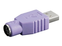 goobay - Adapter för tangentbord/mus - PS/2 (hona) till USB (hane)