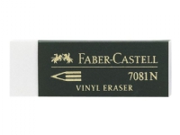 Faber-Castell 7081N - Viskelær - hvit - plastikk, vinyl Skriveredskaper - Bevis - Viskelær