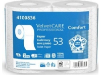 Bilde av Velvet Cellulose Toalettpapir Velvet Comfort, 2-lags, 486 Ark, 4 Stk., Hvit