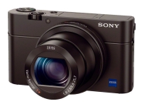 Produktfoto för Sony Cyber-shot DSC-RX100 III - Digitalkamera - kompakt - 20.1 MP - 2.9x optisk zoom - Carl Zeiss - Wi-Fi, NFC - svart