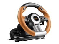 SPEEDLINK DRIFT O.Z. - Hjul- og pedalsett - svart, oransje - for PC Gaming - Styrespaker og håndkontroller - Ratt & Pedaler