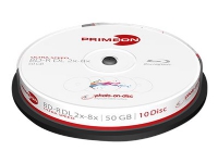 Primeon photo-on-disc - 10 x BD-R DL - 50 GB 8x - hvit - blekkstråleskrivbar overflate - spindel PC-Komponenter - Harddisk og lagring - Lagringsmedium